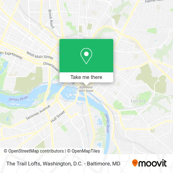 The Trail Lofts map