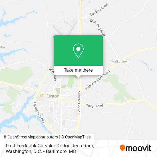 Fred Frederick Chrysler Dodge Jeep Ram map