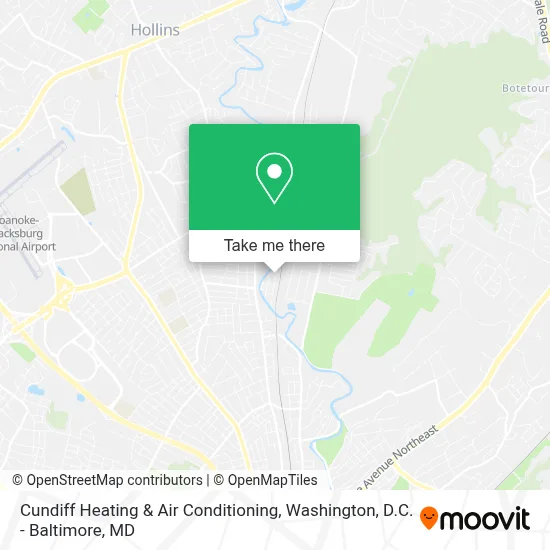 Cundiff Heating & Air Conditioning map