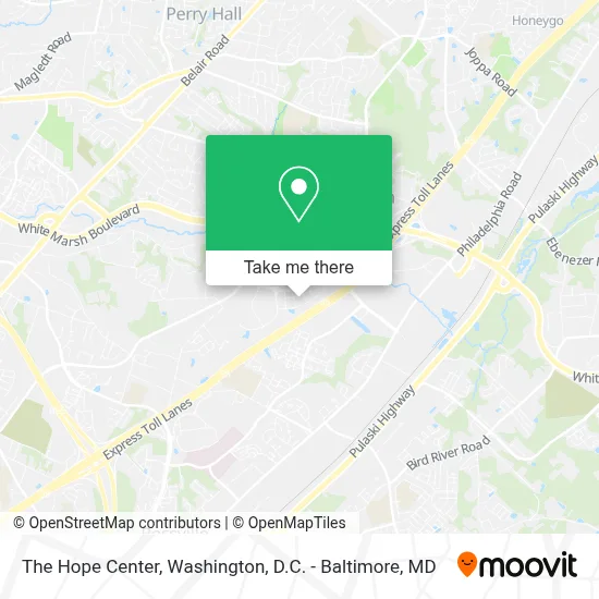 The Hope Center map