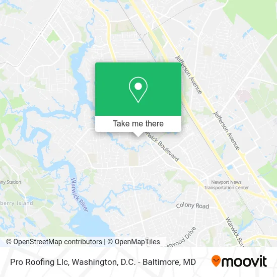 Pro Roofing Llc map