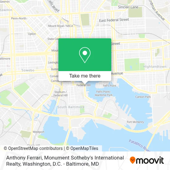 Anthony Ferrari, Monument Sotheby's International Realty map