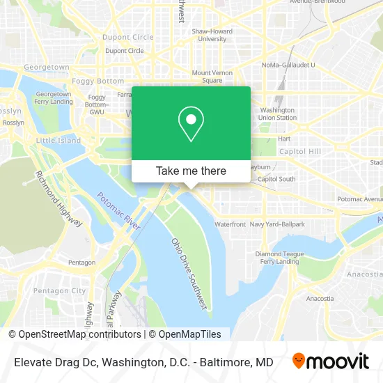 Elevate Drag Dc map