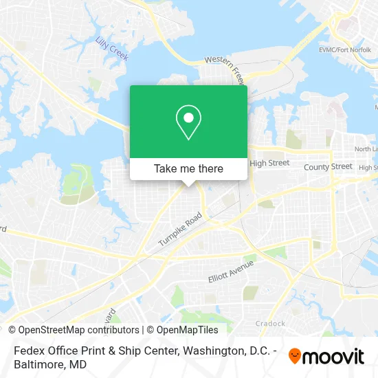 Fedex Office Print & Ship Center map