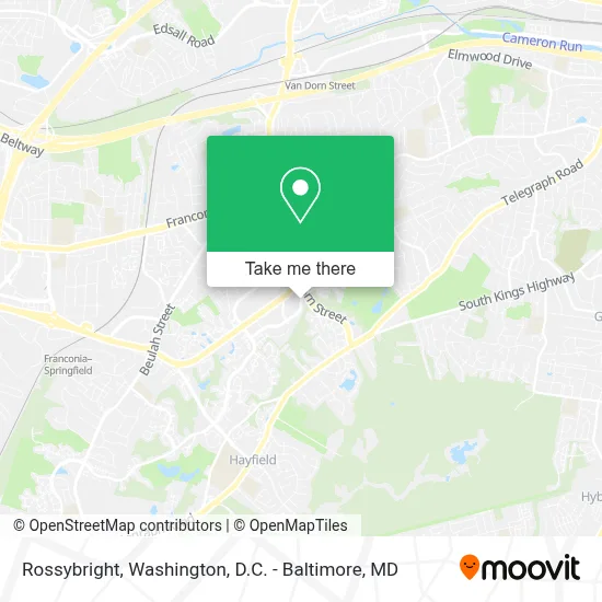 Rossybright map