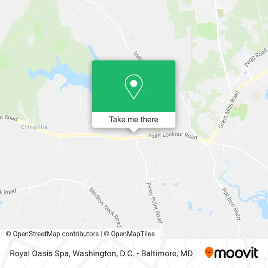 Royal Oasis Spa map