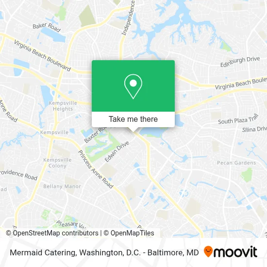 Mermaid Catering map