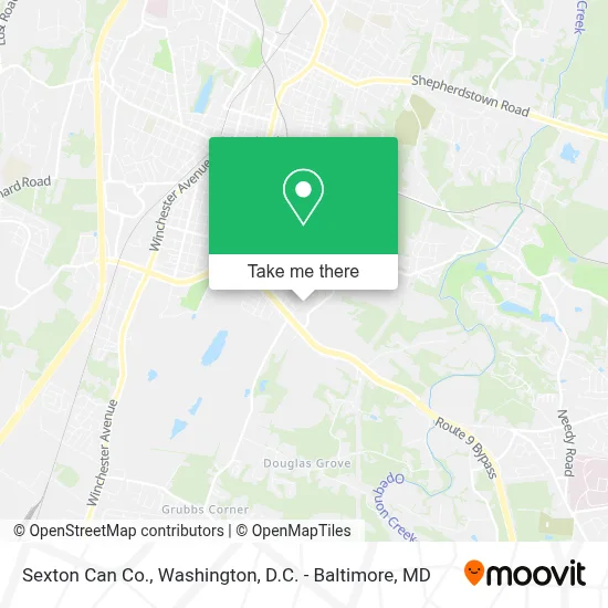 Sexton Can Co. map