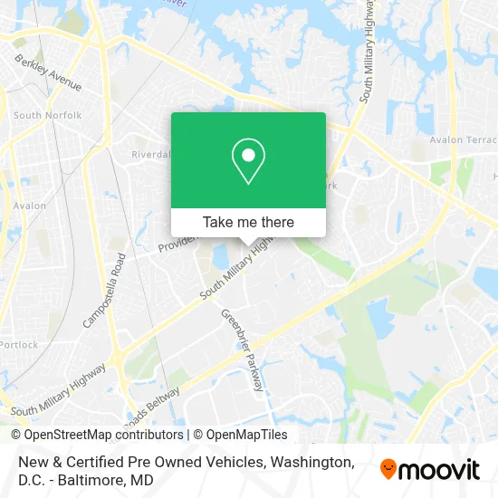 New & Certified Pre Owned Vehicles map