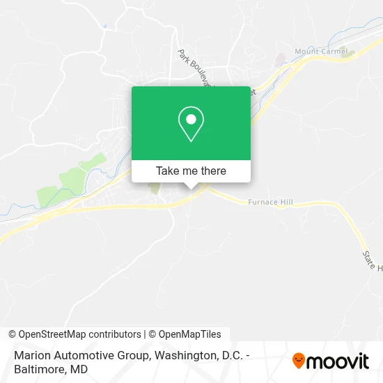 Marion Automotive Group map