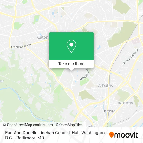Earl And Darielle Linehan Concert Hall map