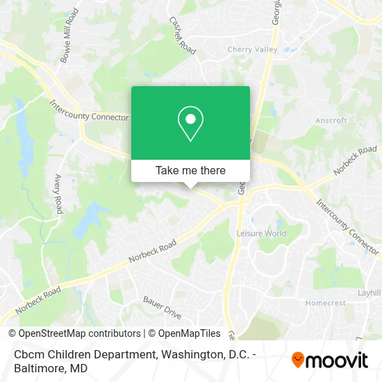 Cbcm Children Department map