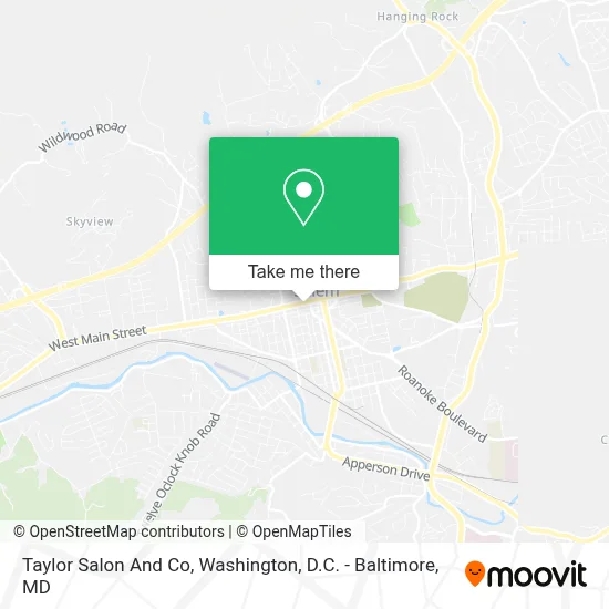 Taylor Salon And Co map