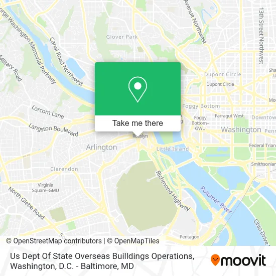 Us Dept Of State Overseas Builldings Operations map