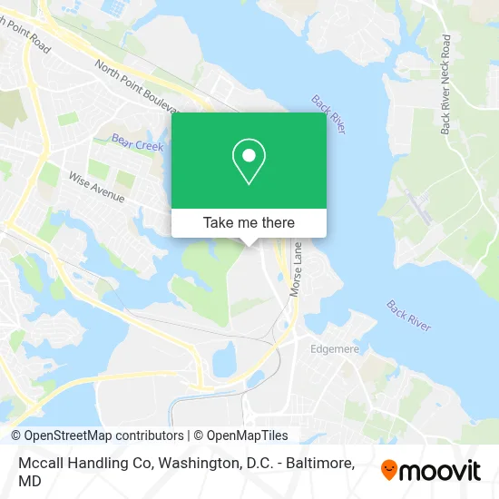 Mccall Handling Co map