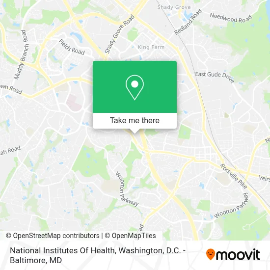 National Institutes Of Health map