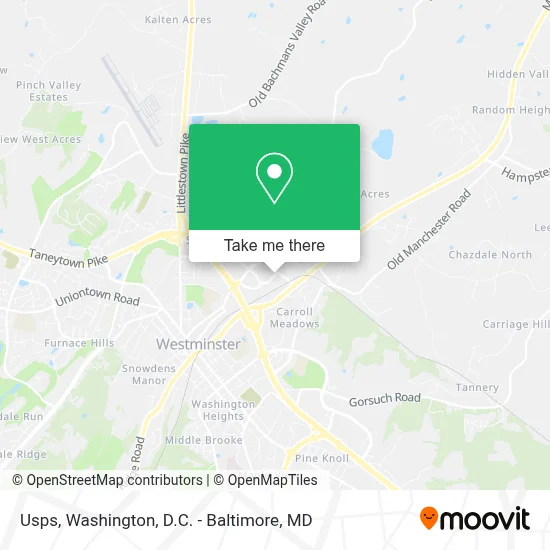 Usps map
