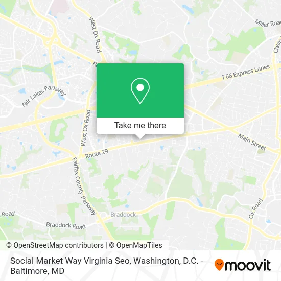 Social Market Way Virginia Seo map