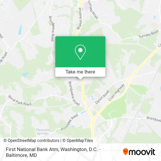 First National Bank Atm map