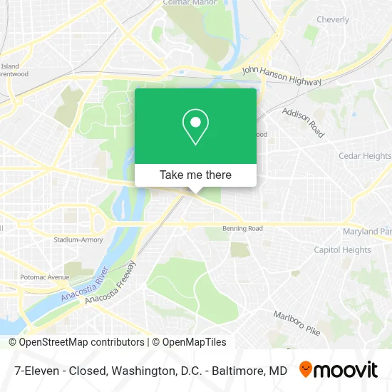 7-Eleven - Closed map