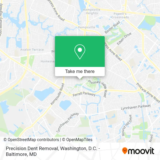 Precision Dent Removal map