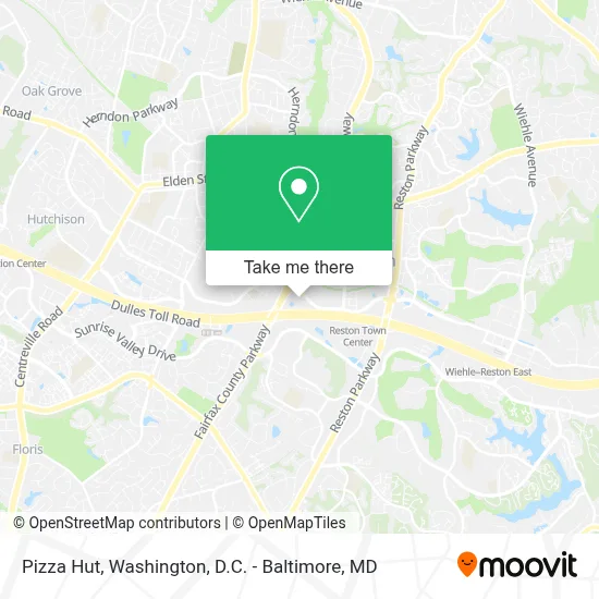 Pizza Hut map
