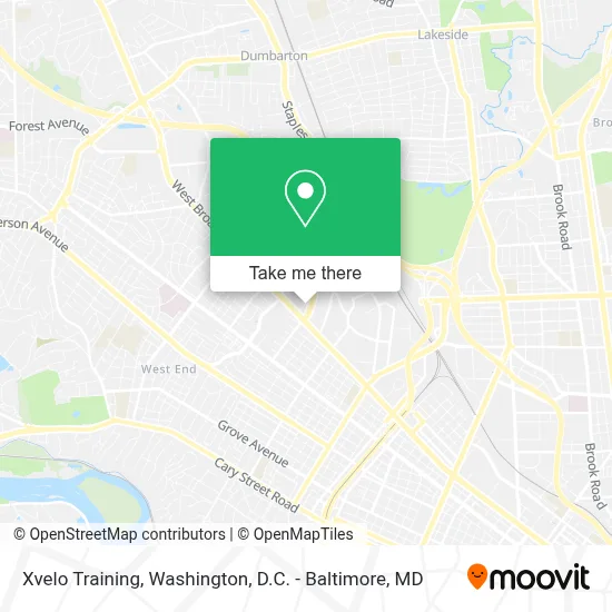 Xvelo Training map