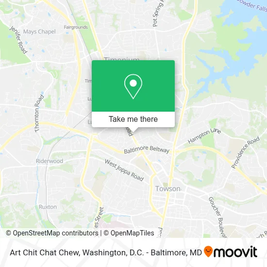 Art Chit Chat Chew map
