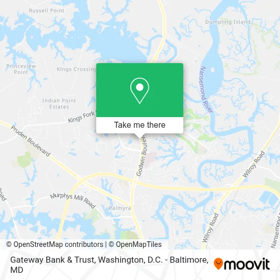 Gateway Bank & Trust map