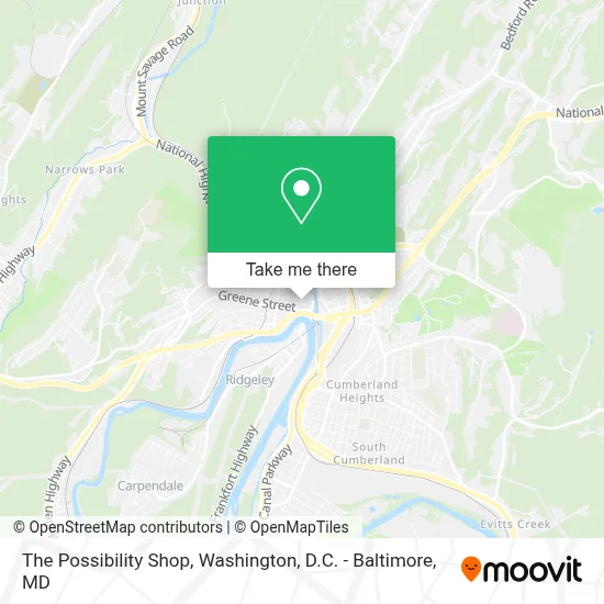 The Possibility Shop map