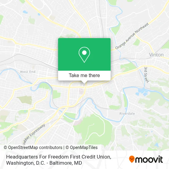 Headquarters For Freedom First Credit Union map