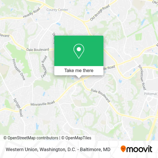 Western Union map