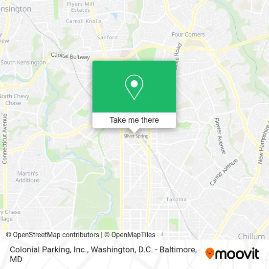 Colonial Parking, Inc. map