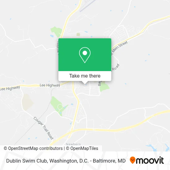 Dublin Swim Club map