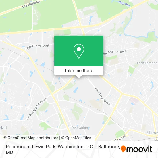Rosemount Lewis Park map