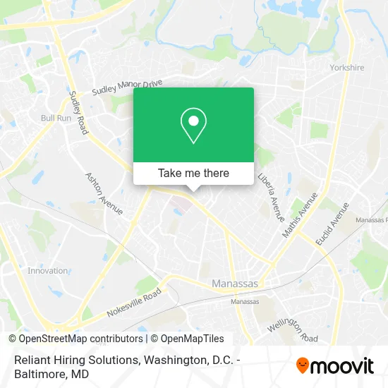 Reliant Hiring Solutions map