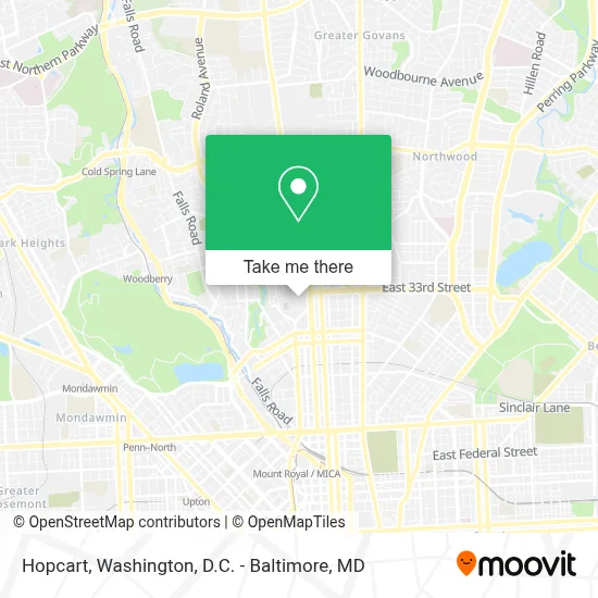 Hopcart map
