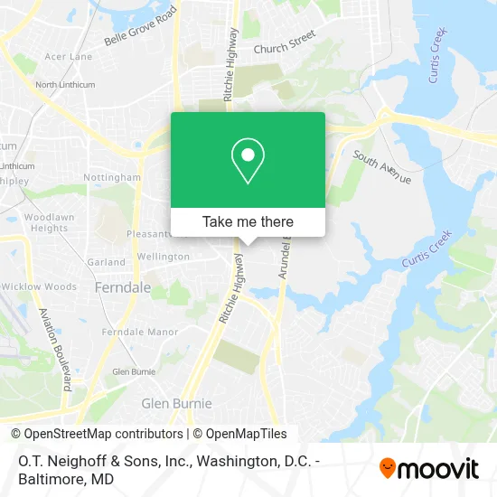 O.T. Neighoff & Sons, Inc. map