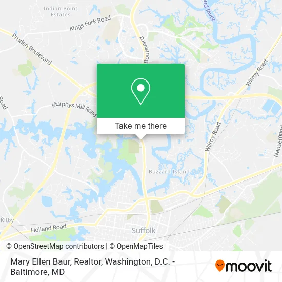 Mary Ellen Baur, Realtor map