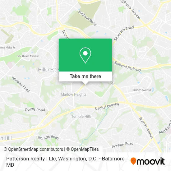 Patterson Realty I Llc map