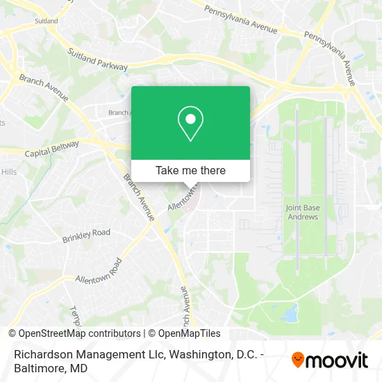 Richardson Management Llc map