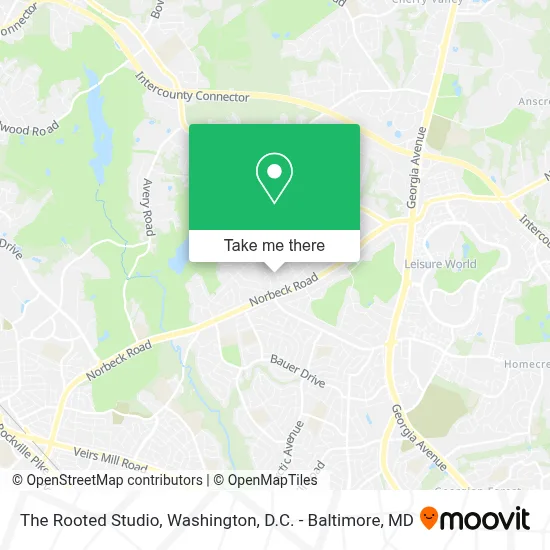 The Rooted Studio map