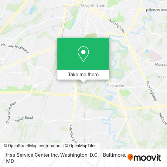 Hsa Service Center Inc map