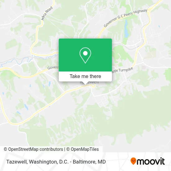 Tazewell map