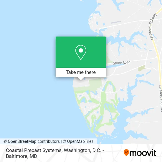 Coastal Precast Systems map