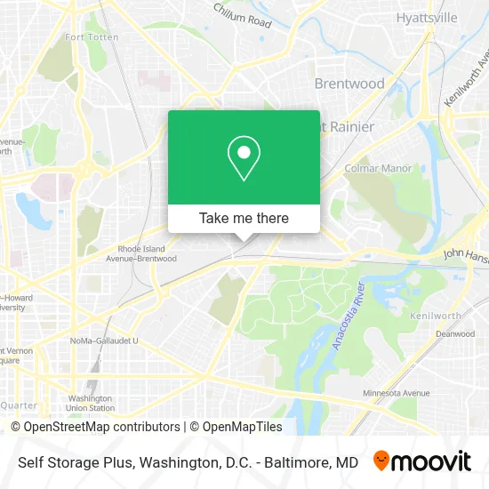 Self Storage Plus map