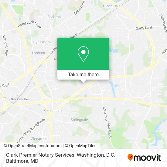 Clark Premier Notary Services map