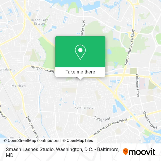 Smash Lashes Studio map
