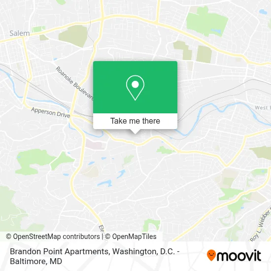 Brandon Point Apartments map