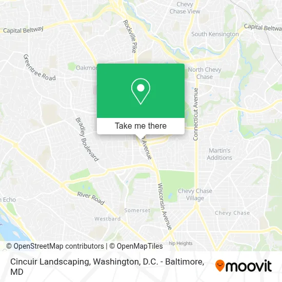 Cincuir Landscaping map